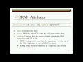 Lecture on HTML Forms