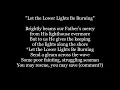 Lagu LET THE LOWER LIGHTS BE BURNING Brightly beams our Father's Hymn Lyrics Words text sing along song