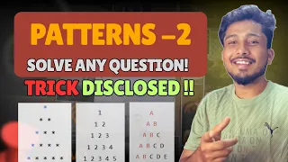 Solve any Pattern Question - Trick Explained 22 Patterns in 1 Shot
