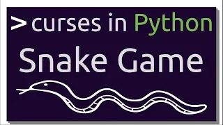 Creating Snake Game for Terminal Intro to curses in Python Part-3
