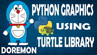 Learn Python Graphics Turtle Library Draw Doraemon Source Code Nirankar Codes
