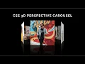 CSS 3D Rotating Image Gallery Perspective Image Carousel 3D Design