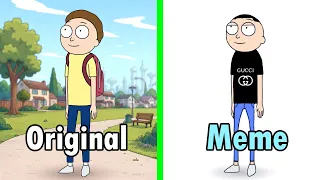 Gucci Morty Original vs Meme | Gucci Morty Meme Original