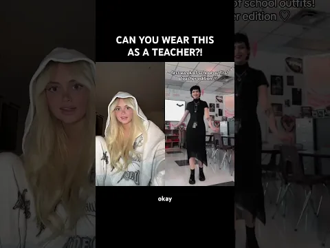 CAN YOU WEAR THESE OUTFITS AS A TEACHER?! Creator: chiquitaolguita #outfits #fashion #duet