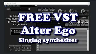 Download Free VST - Alter Ego - real time singing synthesizer MP3