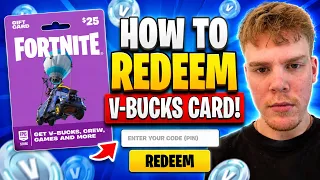 How to Redeem Fortnite V-Buck Cards on All Platforms V-Bucks Code