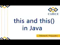 this and this in Java by Mr Mahesh