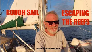 ROUGH SAIL ESCAPING THE REEFS