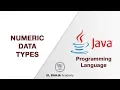 12 - Numeric Data types Java Darija