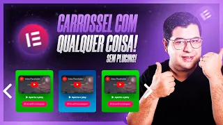 Faça um carrossel com QUALQUER COISA no Elementor! [sem plugins adicionais] [MUITO FÁCIL!]