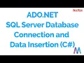 ADO NET C SQL Server Database Connection and Data Insertion