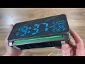 Download Lagu Samshow 120db Super Loud Alarm Clock, Bluetooth Sync Time Loud Alarm Clock for Heavy Sleepers Adults