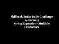 Skillrack Today Daily Challenge String Expansion - Multiple Characters