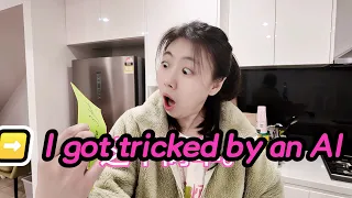 I got tricked by AI 😭#comedy #funny 