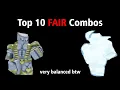 YBA Top 10 Fair Combos