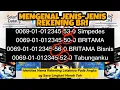 Download Lagu Mengenal Nomor Rekening BRI (Simpedes,Britama,Bisnis,TabunganKu,Junio,Giro,Deposito,Pinjaman)