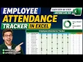 How To Make Employee Attendance Tracker In Excel Attendance Tracker 2026