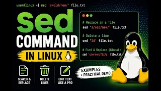Sed Stream Editor command in linux Linux101
