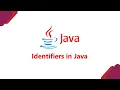 Tutorial 26 Identifiers in Java Hindi LEARN2EARN LABS