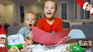 SURPRISE LETTER from ELF ON THE SHELF We can t believe it said this