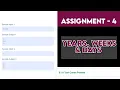 Years Weeks Days Assignment 4 CCBP 4 0 NxtWave Python coding Kumar Code Snippets