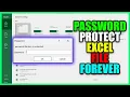 How to password protect an Excel File Secure Excel document with password