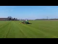 John Deere 3045R Compact Tractor Mowing With 15 Foot Finishing Mower