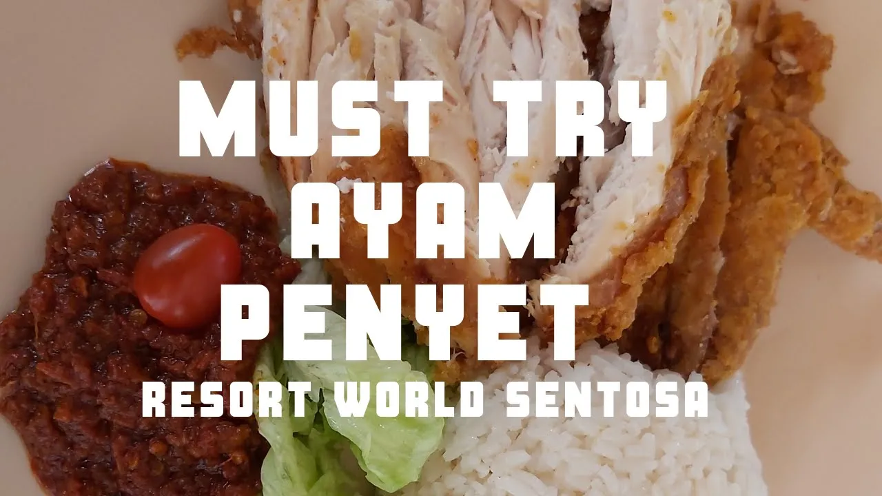  [Singapore Street Food] Seah Im Food Centre  Must Try Malay Penyet & Sentosa Resort World