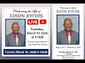 Scarborough SDA Church Funeral Service for Edson Jeffers March 10 2026