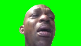 Black Guy Crying Meme Greenscreen FREE DOWNLOAD IN DESC