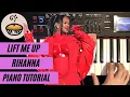 Download Lagu Rihanna Lift Me Up Piano Tutorial
