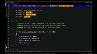 Java Generic Priority Queue Implementation Using Array Heap and Array Binary Tree