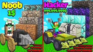 MINI GAME : CUỘC THI XE MŨI KHOAN MỎ VIP ** NOOB CÓ XE MỎ KHOAN TỶ BLOCK MẠNH NHẤT MINECRAFT ??