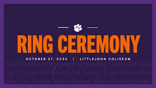 Clemson Ring Ceremony 24 2pm