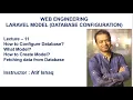 Lecture 11 Laravel Tutorial Laravel Model Database Configuration