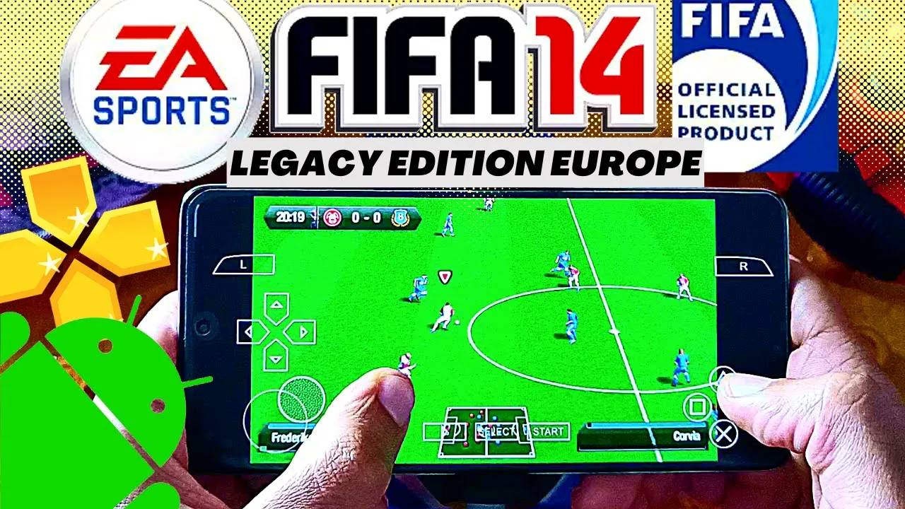 FIFA 14 Legacy Edition Europe Android Gameplay - PSP Emulator -PPSSPP Gold