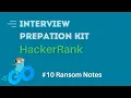 Hackerrank - Interview Preparation Kit
