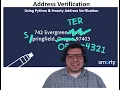 Verifying Addresses with Python and Smarty US Address Verification