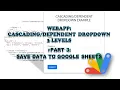 Apps Script - webApp HTML Dropdown Part 3 Save Data to Google Sheets