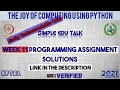 Nptel The Joy Of Computing Using Python Week 11 All Programming Assignment Solution With Link