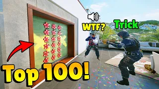 TOP 100 FUNNIEST FAILS RANDOM MOMENTS IN RAINBOW SIX SIEGE