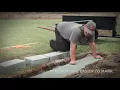 Retaining Wall Base and Block Leveling Techniques Segment 3