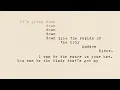Sam Smith - Constant Companion (Official Lyric Video)