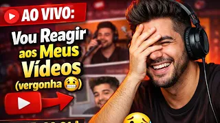 ao vivo vou reagir aos meus vídeos que (vergonha) 😁🫣