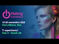 Fiera Making Cosmetics 19-20 novembre 2025 Milano