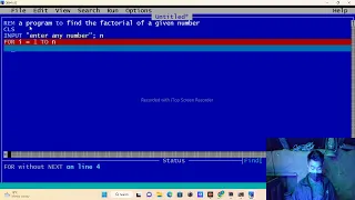qbasic program to find the factorial of a given number