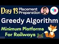 Greedy Algorithm - Minimum Number of Platforms in telugu DSA in Telugu Vamsi Bhavani