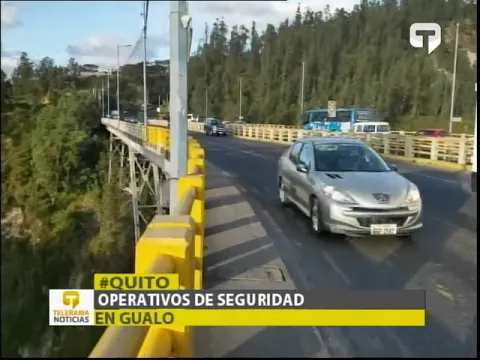 Operativos de seguridad en Gualo