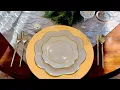 350PCS Ivory Gold Plastic Dinnerware Set Review Plates Silverware Cups Napkins for 50 Guests
