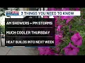 WSAZ Expected rounds of morning afternoon showers and some storms